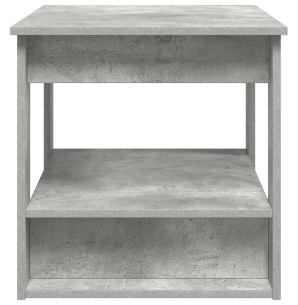 Dohányzóasztal Beton Szürke 72 x 50 x 50 cm Faanyag