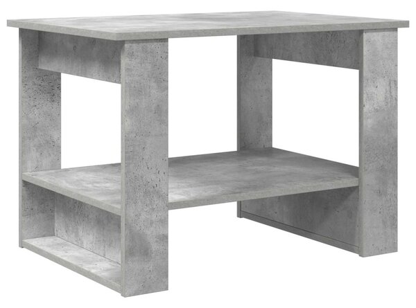 Dohányzóasztal Beton Szürke 72 x 50 x 50 cm Faanyag
