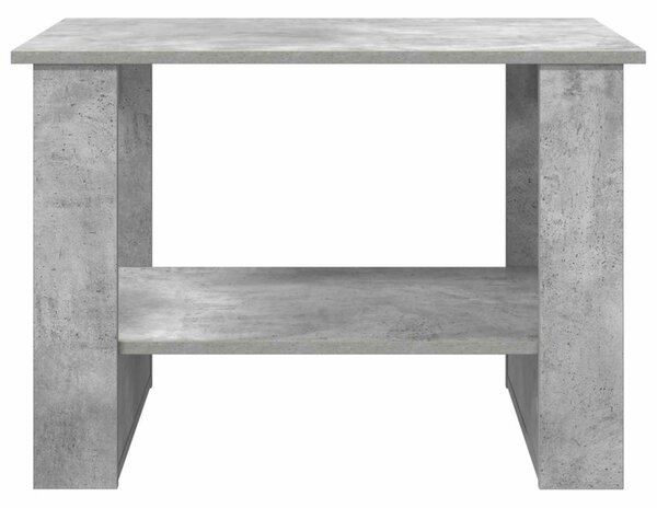 Dohányzóasztal Beton Szürke 72 x 50 x 50 cm Faanyag
