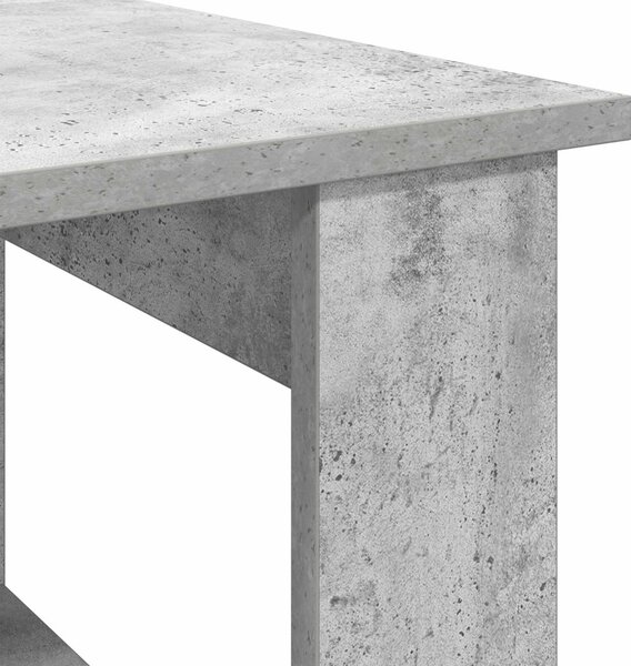 Dohányzóasztal Beton Szürke 72 x 50 x 50 cm Faanyag