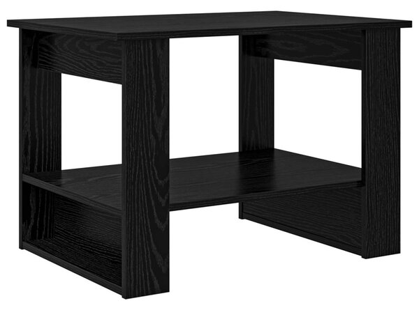 Dohányzóasztal Fekete tölgy 72 x 50 x 50 cm Faanyag