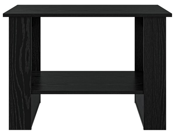 Dohányzóasztal Fekete tölgy 72 x 50 x 50 cm Faanyag