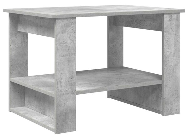 Dohányzóasztal Beton Szürke 72 x 50 x 50 cm Faanyag