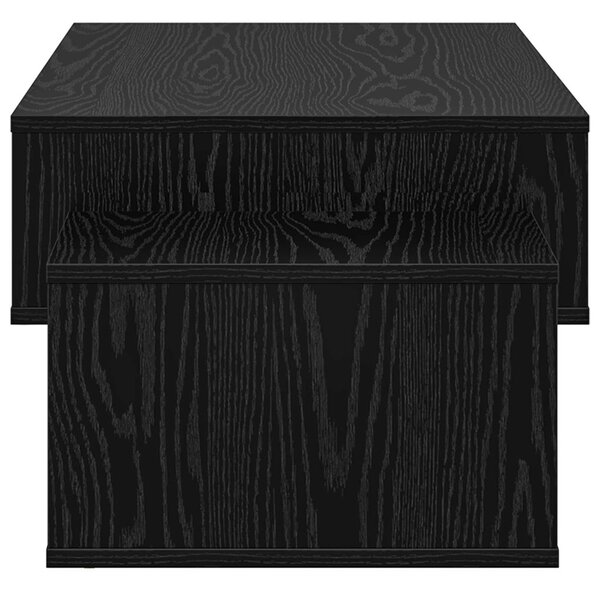 Dohányzóasztal Fekete tölgy 105 x 50 x 32,5 cm Faanyag