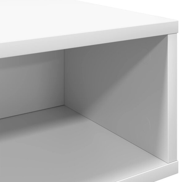 Dohányzóasztal Fehér 105 x 50 x 32,5 cm Faanyag