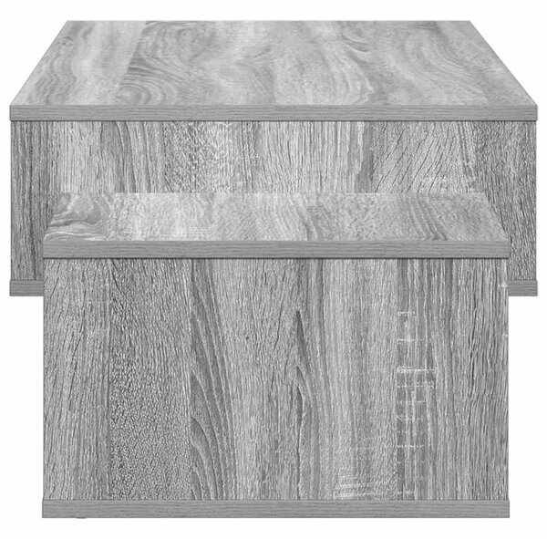 Dohányzóasztal Szürke Sonoma 105 x 50 x 32,5 cm Faanyag