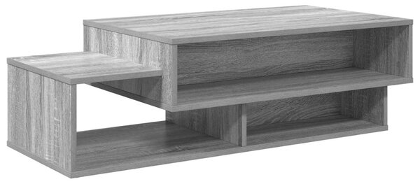 Dohányzóasztal Szürke Sonoma 105 x 50 x 32,5 cm Faanyag
