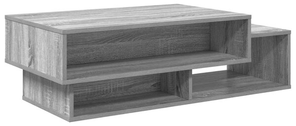 Dohányzóasztal Szürke Sonoma 105 x 50 x 32,5 cm Faanyag