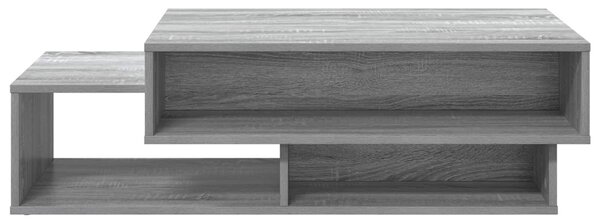 Dohányzóasztal Szürke Sonoma 105 x 50 x 32,5 cm Faanyag