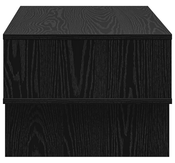 Dohányzóasztal Fekete tölgy 80 x 46 x 35 cm Faanyag