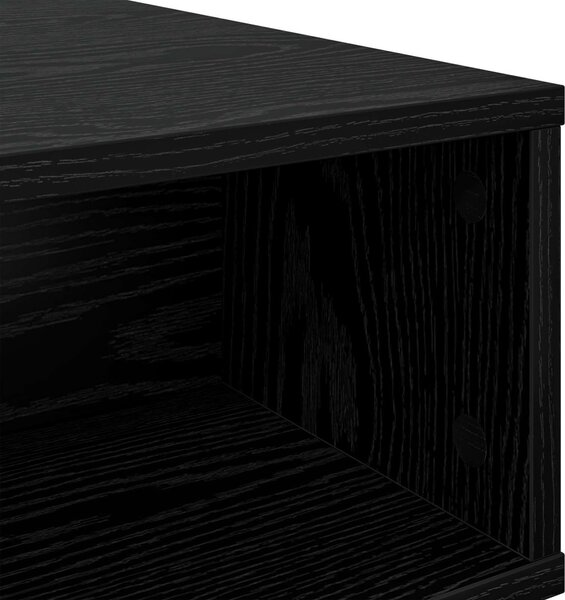Dohányzóasztal Fekete tölgy 100 x 46 x 35 cm Faanyag