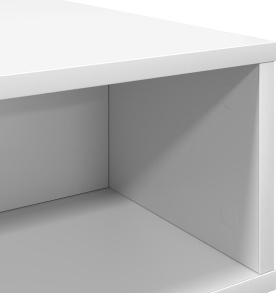 Dohányzóasztal Fehér 100 x 46 x 35 cm Faanyag