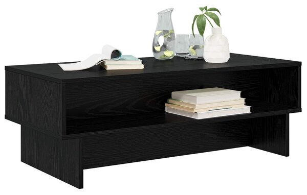 Dohányzóasztal Fekete tölgy 100 x 46 x 35 cm Faanyag
