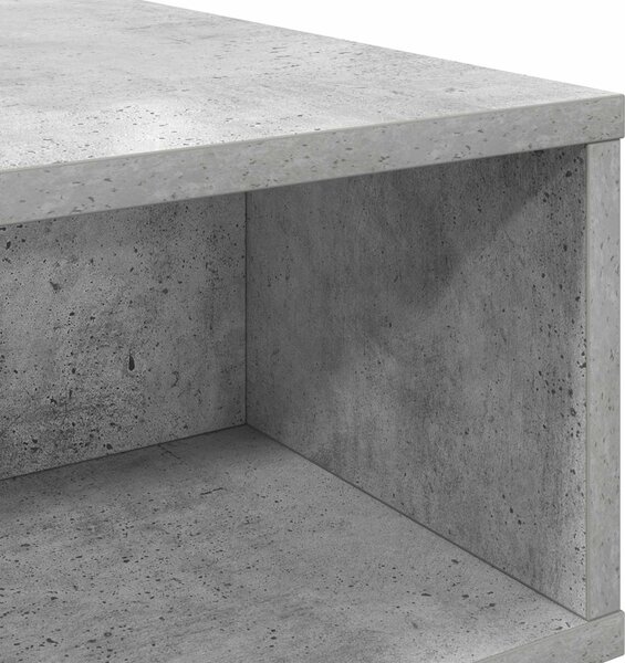 Dohányzóasztal Beton Szürke 100 x 46 x 35 cm Faanyag