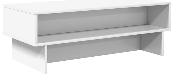 Dohányzóasztal Fehér 100 x 46 x 35 cm Faanyag