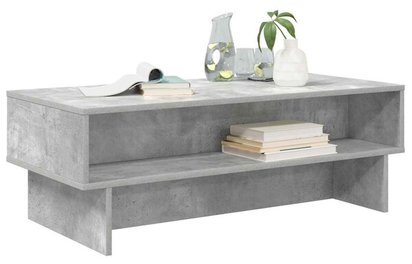 Dohányzóasztal Beton Szürke 100 x 46 x 35 cm Faanyag