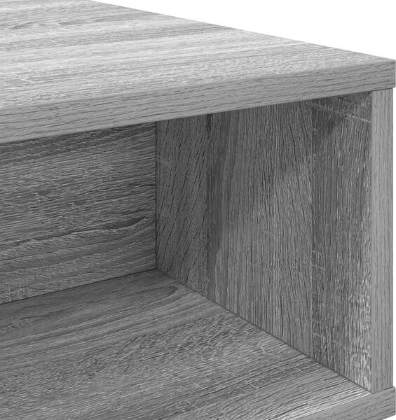 Dohányzóasztal Szürke Sonoma 100 x 46 x 35 cm Faanyag