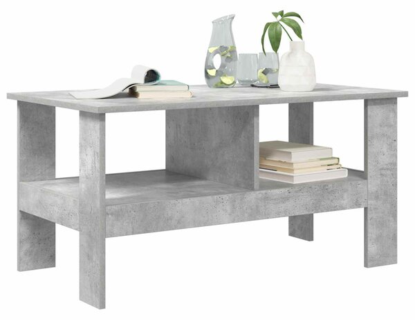 Dohányzóasztal Beton Szürke 90 x 50 x 45 cm Faanyag