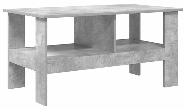 Dohányzóasztal Beton Szürke 90 x 50 x 45 cm Faanyag