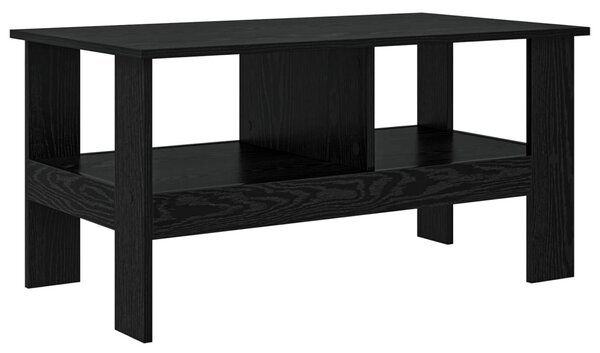 Dohányzóasztal Fekete tölgy 90 x 50 x 45 cm Faanyag