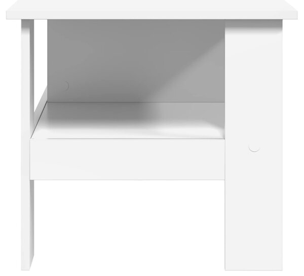 Dohányzóasztal Fehér 90 x 50 x 45 cm Faanyag