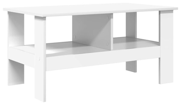 Dohányzóasztal Fehér 90 x 50 x 45 cm Faanyag