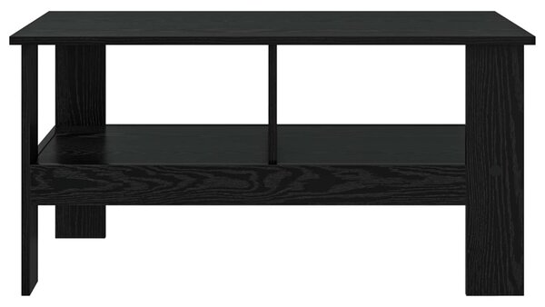 Dohányzóasztal Fekete tölgy 90 x 50 x 45 cm Faanyag