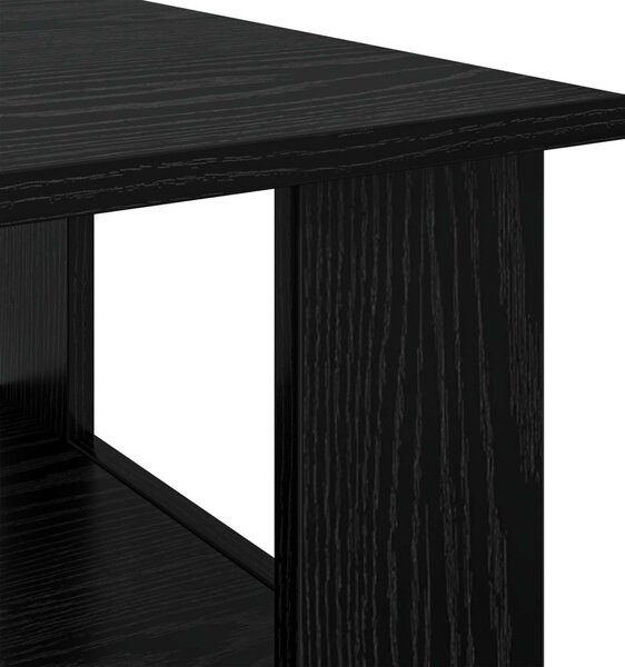 Dohányzóasztal Fekete tölgy 90 x 50 x 45 cm Faanyag