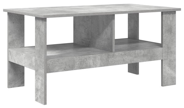 Dohányzóasztal Beton Szürke 90 x 50 x 45 cm Faanyag