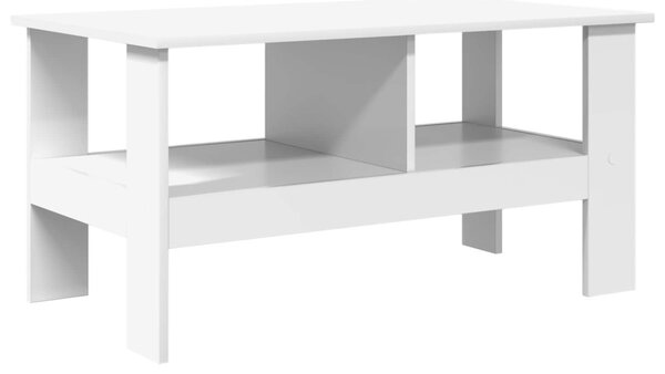 Dohányzóasztal Fehér 90 x 50 x 45 cm Faanyag