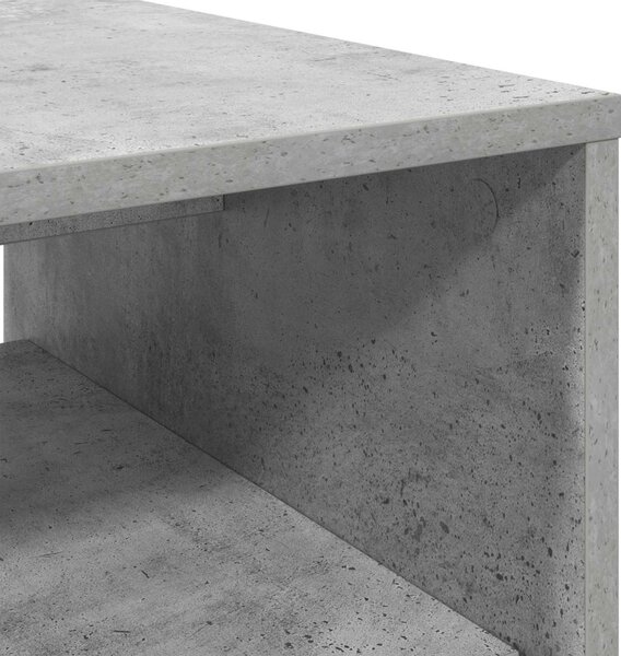 Dohányzóasztal Beton Szürke 60 x 50 x 40 cm Faanyag