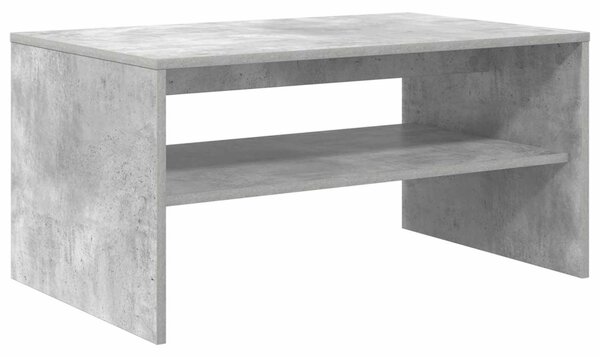 Dohányzóasztal Beton Szürke 80 x 50 x 40 cm Faanyag