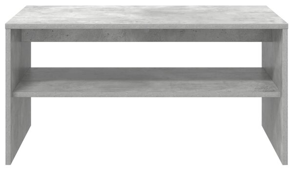 Dohányzóasztal Beton Szürke 80 x 50 x 40 cm Faanyag