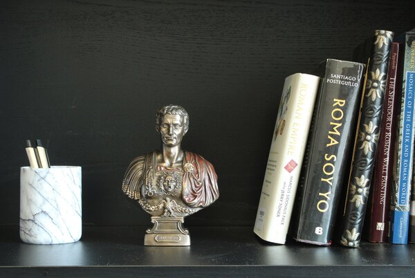 Julius Caesar Mellszobor (Hidegen öntött bronz) Görög Római ajándék