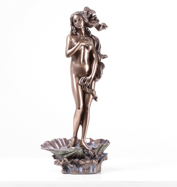 Vénusz Születése Bronz Szobor (Hidegen öntött bronz) ajándék