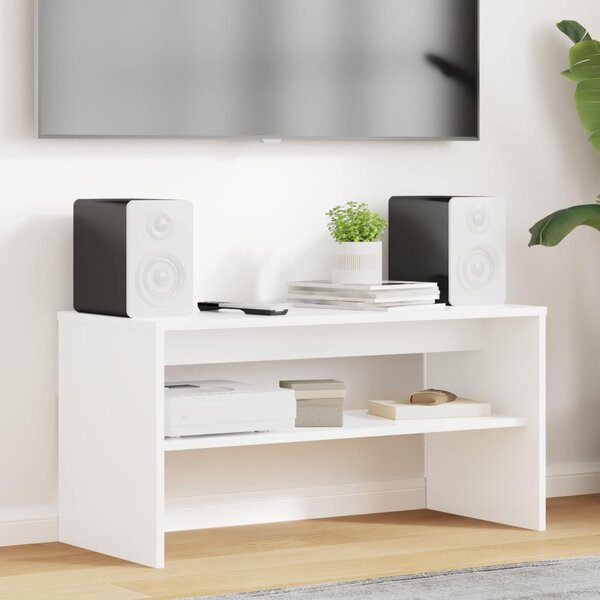 TV szekrény Fehér 80 x 35 x 40 cm Faanyag