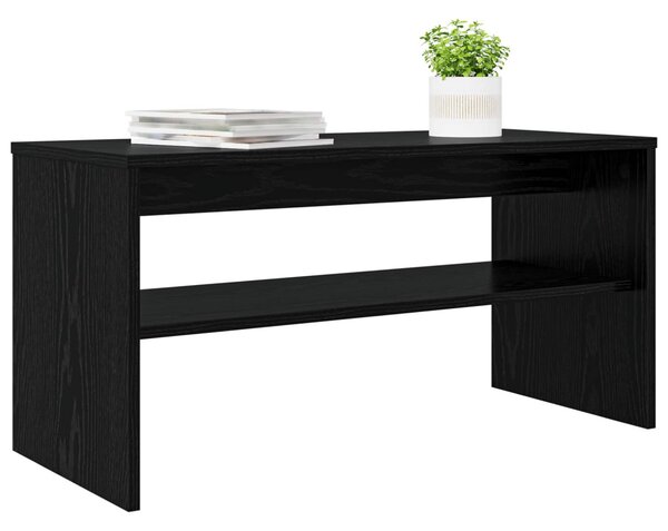 TV szekrény 80 x 35 x 40 cm Fekete tölgy Szerelt Fa