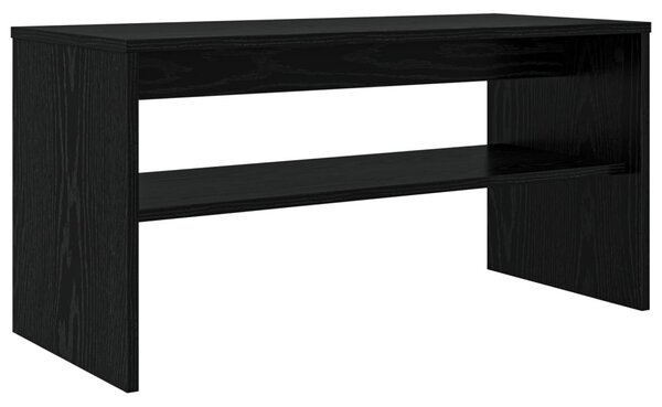TV szekrény 80 x 35 x 40 cm Fekete tölgy Szerelt Fa
