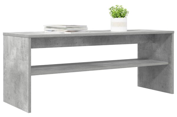 TV szekrény 100 x 35 x 40 cm Beton Szürke Szerelt Fa