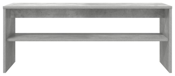 TV szekrény 100 x 35 x 40 cm Beton Szürke Szerelt Fa