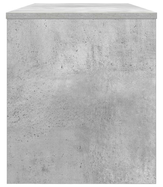 TV szekrény 100 x 35 x 40 cm Beton Szürke Szerelt Fa