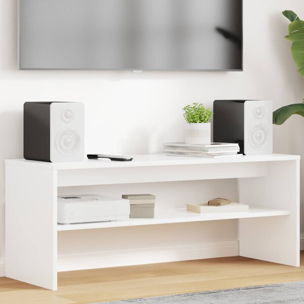 TV szekrény Fehér 100 x 35 x 40 cm Faanyag