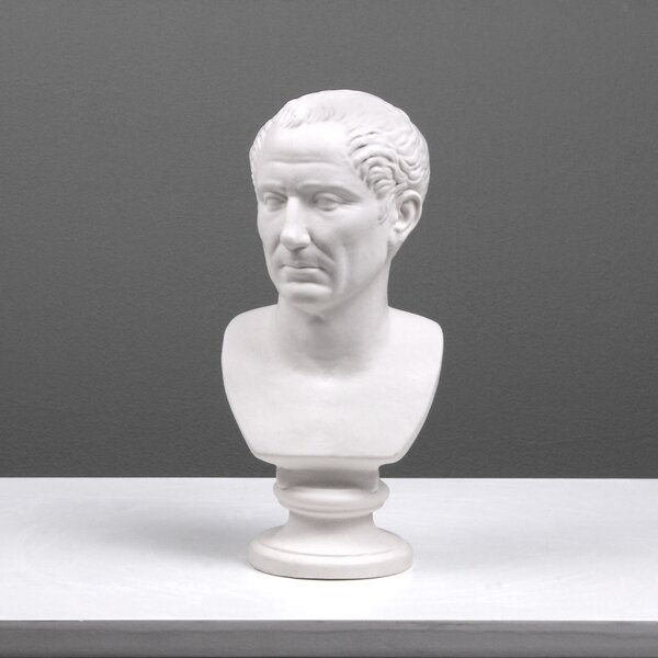 Julius Caesar mellszobor márvány görög római császár