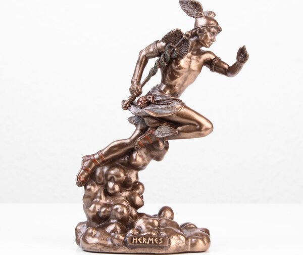 Hermész Szobor (Hideg öntvény bronz szobor)