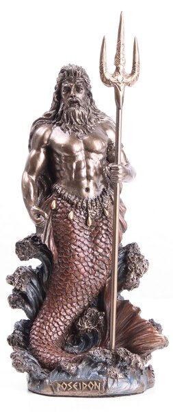 Poszeidón Bronz Szobor (Öntött Bronz Szobor) öntöde luxus