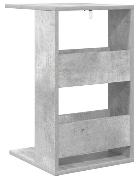 Oldal asztal Beton Szürke 40 x 35 x 60,5 cm Faanyag