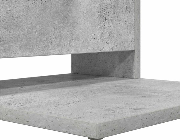 Oldal asztal Beton Szürke 40 x 35 x 60,5 cm Faanyag