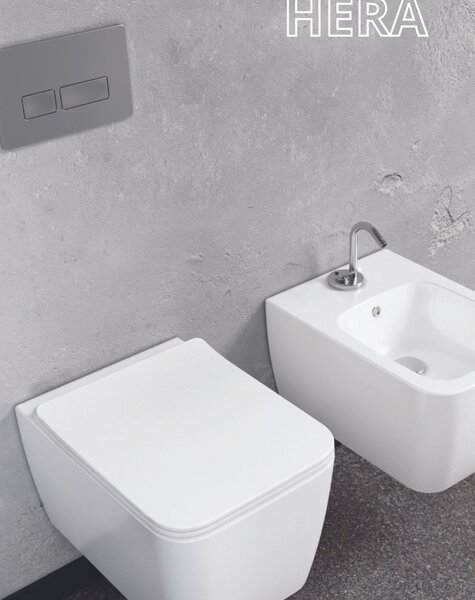 CeraStyle HERA fali WC - rimless - perem nélküli - rejtett rögzítésű - 52 cm
