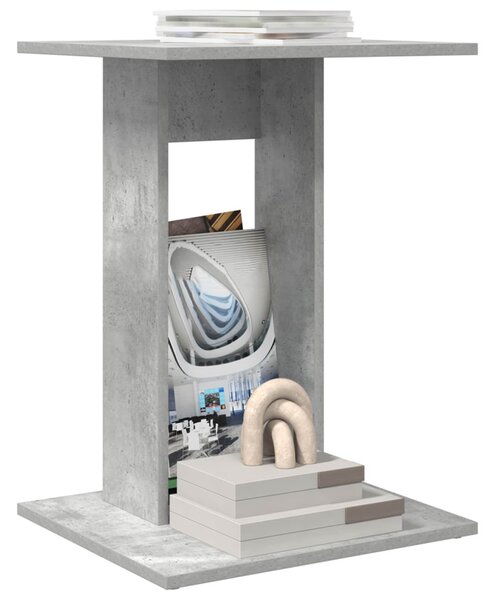 Oldal asztal Beton Szürke 45 x 40 x 62,5 cm Faanyag