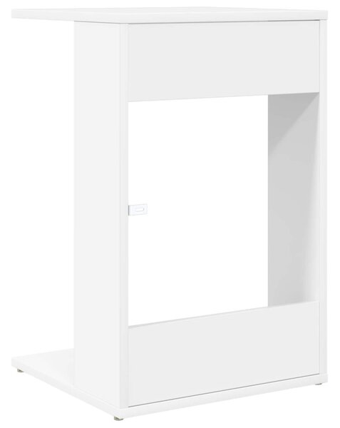 Oldal asztal Fehér 40 x 38 x 62,5 cm Faanyag